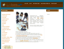 Tablet Screenshot of onlineziyaretci.com